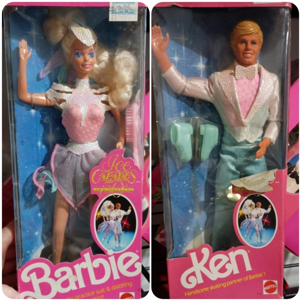 NWT Ice Capades Barbie & Ken Set